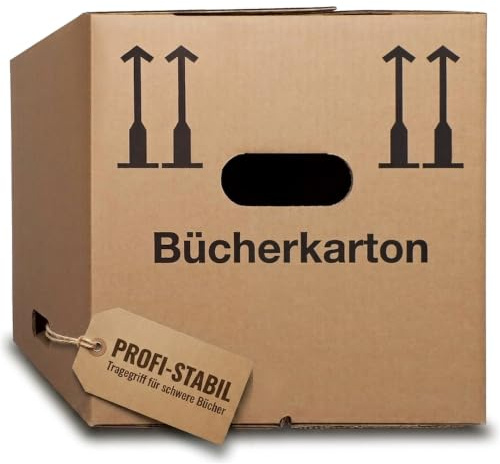 15 Buecherkartons Typ Profi 400 x 320 x 320mm