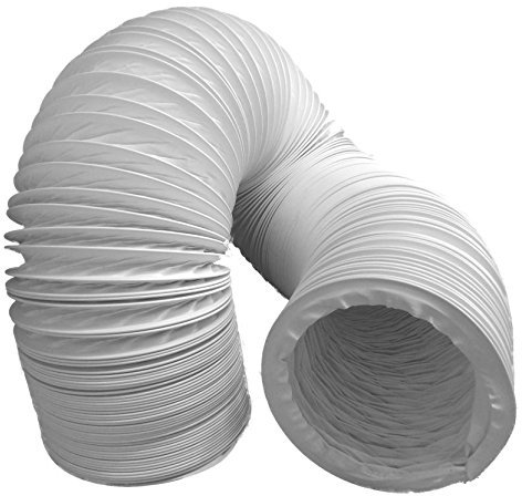 daniplus Abluftschlauch PVC flexibel Ø 100 / 102 mm, 4 m z.B. für Klimaanlagen, Wäschetrockner, Abzugshaube