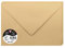 Clairefontaine 5482C - Packung mit 20 Umschläge Pollen, Format C5 16,2x22,9cm, 120g, ideal für Ihre Einladungen und Korrespondenz, Karamelbraun, 1 Pack