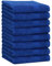 Betz 8 Stück Handtücher Set Größe 50 x 100 cm Handtuch Premium 100% Baumwolle Farbe Royalblau