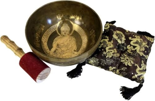 Ancient Wisdom Brass Golden Buddha Special Singing Bowl