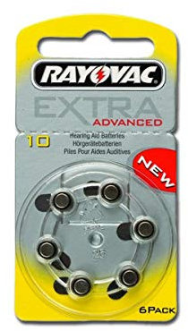 GIMA - BATTERIE ACUSTICA RAYOVAC 10 - senza mercurio