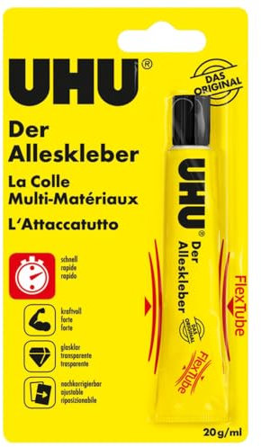 UHU 46405 - Uhu Alleskleber 20gr., Tropfstop in Flex+Clean-Tube