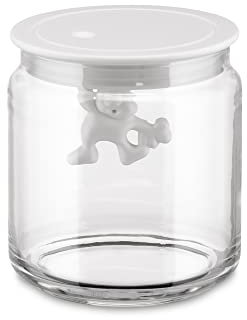 Alessi Küchendose, 70 cl, Glas, Weiss, 5 x 13 x 37 cm