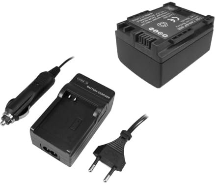 Set Offer High Performance Camera Lithium Ion Battery + Battery Charger for Canon Legria FS46, FS100 FS200 FS406 HF M32 HF M307 HF M406 HG10/46 FS- 36 FS-100 FS/200 FS 406) – 10