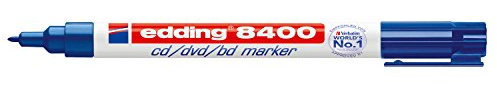 Edding 4-8400003 Faserschreiber CD Marker blau