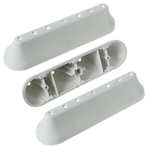LAZER ELECTRICS 7 Hole Washing Machine Drum Paddle Plastic Lifter Fin for Bush, Logik, Swan, White Knight (3 Pack, White)