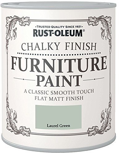 Pintura tipo tiza para acabados de muebles (125 ml), color verde laurel de Rust-Oleum