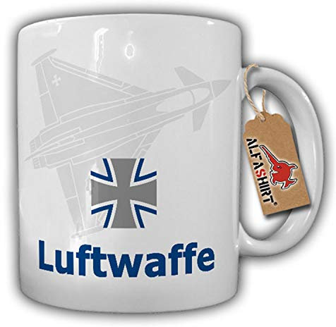 Tasse Bundeswehr Luftwaffe Jet Kampfflugzeug Staffel Euro LW Pilot #17766