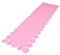 DECOLINE Filz Tisch-Deckchen Blumenbordüre 30 x 100cm rosa 1 Stück