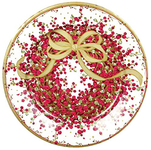 Caspari 27cm Pepperberry Dinner Plates, Pack of 8