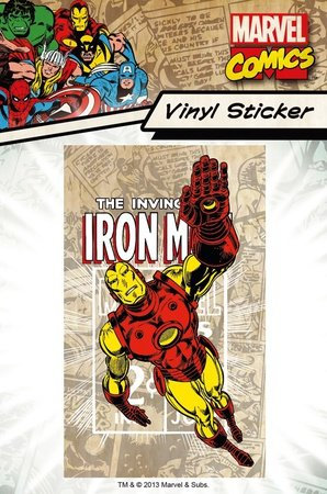 Marvel - Iron Man Vinyl Sticker , 11x16 cm