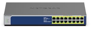 NETGEAR 16-Port Gigabit Ethernet Unmanaged High-power PoE+ Switch