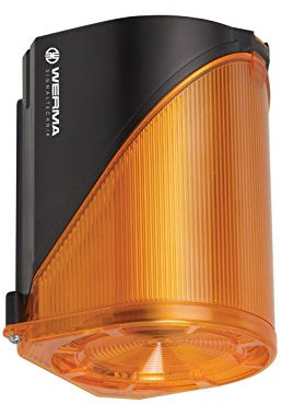 WERMA LED-Blitz-Sirene BWM 32 Töne 24 VAC/DC, gelb, 44430075