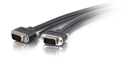 C2G 50216 VGA Cable - Select VGA Video Cable M/M, In-Wall CMG-Rated, Black (25 Feet, 7.62 Meters)
