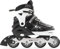 SFR Pulsar, Unisex Kinder Einstellbar Inline Skates Schlittschuhe , Grau (plata), 30.5-34 EU