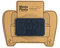 MastaPlasta Selbstklebende Premium Leder Reparatur Patch - Marineblau Krone 10cm x 6cm. Sofortige Polsterung Qualität Patch für Sofas, Autositze, Jacken, DIY