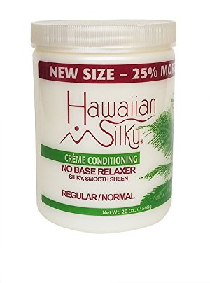 Hawaiian Silky No Base Relaxer Regular - Creme - Glätten - Schonend auf Haar und Kopfhaut - Lockig