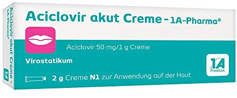 Aciclovir akut Creme - 1 A Pharma, 2 g
