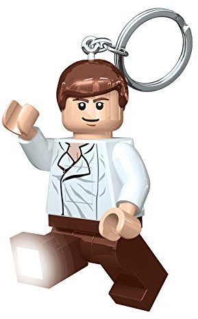 LEGO Schlüsselanhänger mit Taschenlampe, Motiv Star Wars - Han Solo