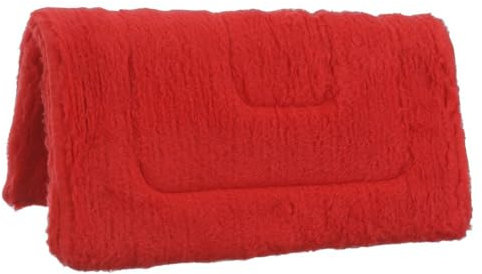 Tough 1 Tough-1 Miniature Western fleece Pad, Red