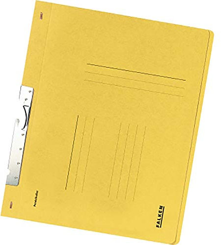 Falken Pendelhefter 80004112 DIN A4 Gelb Art der Heftung: Behoerdenheftung 250 g/m², 10 Stück