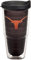 Tervis Made in USA doppelwandiger Isolierbecher der University of Texas Longhorns hält Getränke kalt und heiß, 680 ml, Primär-Logo – Quarz