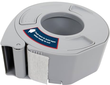 HOME IT Work® Malerkrepp Abroller 48 mm – mit 1 Rolle 50 m, geeignet für Kreppbänder 44–48 mm, präzises und schnelles Abkleben bei Malerarbeiten