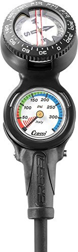 Cressi Konsole CP2 Kompass und Manometer, PSI