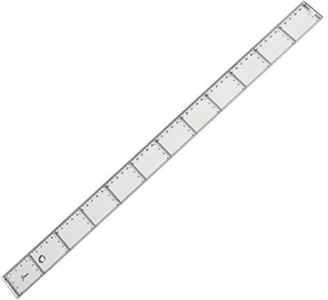 FAIBO 41160 Lineal Flach durchsichtig 60 cm