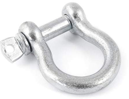 10 pcs acier galvanisé zingué manille pour la corde 6mm