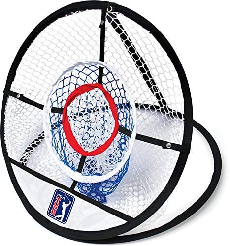 PGA TOUR Perfect Touch Chipping Net - 3 Ring Net for Wedge Practice, Ideal for Garden, Perfect Golf Gifts for Enthusiasts