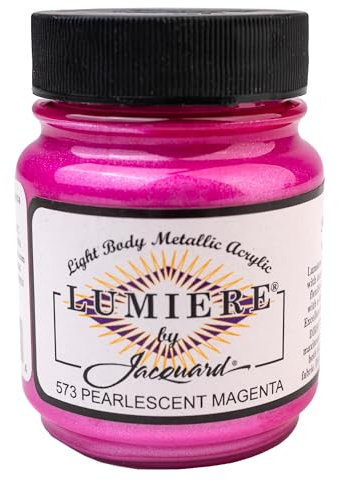 Jacquard Lumiere Paint Pearl Magenta 2.25Oz