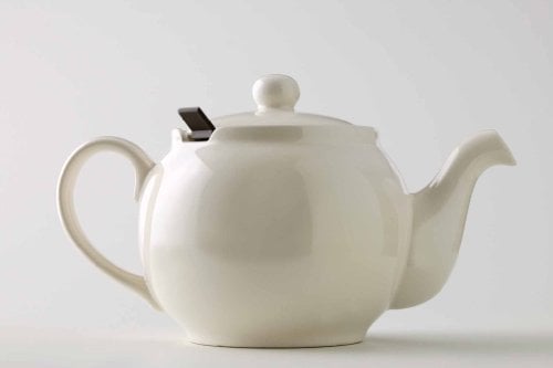 London Teapot Company-Chatsford 6-Cup Teapot with One Brown Filter, Cream