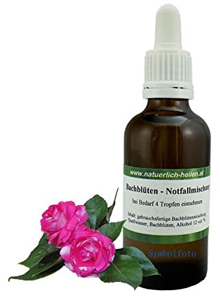 Bachblüten - Notfallmischung 100ml - mit Alkohol