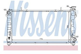 Nissens North America,Inc Radiator - 61004