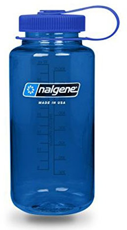 Nalgene Flasche 'Everyday Weithals' - 1 L, blau, Deckel blau