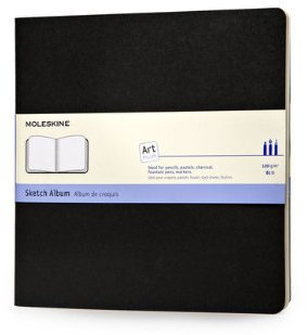 Moleskine Art Plus Sketch Album, Square, Black, Soft Cover (7.5 x 7.5) by Moleskine (February 18,2014)