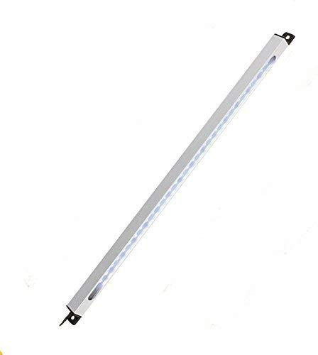 Lampenlux LED Unterbauleuchte Aida Unterbaulampe Küchenlampe Küchenleuchte Aufbaulampe Silber Stromkabel Aluminium 2Watt Länge 30cm