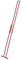 Kunststoff-Schiebe- u. Seilzugleiter mit Standtraverse 2 x 14 Sprossen Arbeitshöhe bis ca. 8,40 m