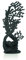 biOrb 46119 Fächerkorallen Ornament schwarz - große Aquariumdeko für biOrb-Aquarien |naturnahes künstliches Korallen-Ornament aus hochwertigem Kunststoff | für Süß-und Meerwasser