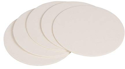 Cartingo Bierdeckel Gartenturm Filz rund 10,7 cm (100 Stück) | Bierfilzpappe