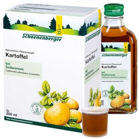 KARTOFFELSAFT Schoenenberger Heilpflanzensäfte 3X200 ml