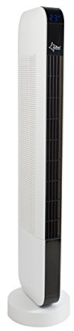 SUNTEC Ventilateur Colonne Coolbreeze 9000 TO Slim+ avec télécommande | 50W | 3 niveaux de Vitesse + Minuterie + 3 Modes de Fonctionnement + Oscillation | Ecran LED | Silence Extrême | Blanc