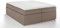3F FURNITURE FOR FRIENDS Boxspringbett Bella Beige/Grau 200x220 cm H2, 7-Zonen Taschenfederkernmatratze inkl. Visco-Topper, ohne Kopfteil