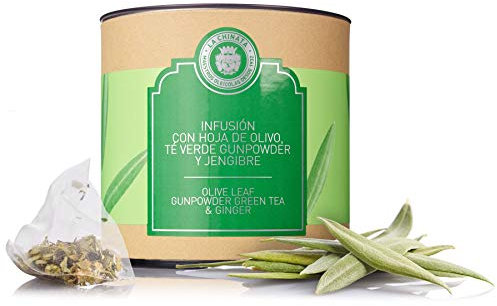 Infuso di Foglie d’Ulivo Té Verde Gunpowder & Zanzero - La Chinata