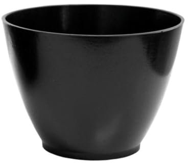 Toolland Bol à plâtre, Plastique, Rond, Noir, 0.75 L