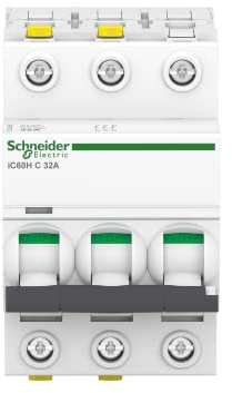 Schneider a9 F07332 interruttore magnetotermico ic60h, 3P, 32 a, C charakteristik
