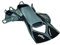 Aqua Sphere Trainingsflossen Zip VX Schwimmen Training Fin, schwarz/grau, L, ST145113
