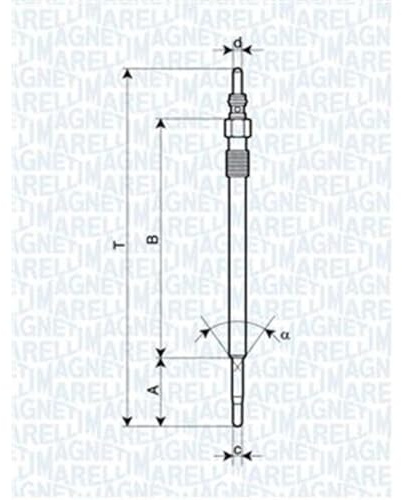 Magneti Marelli 062900030304 Glühkerze